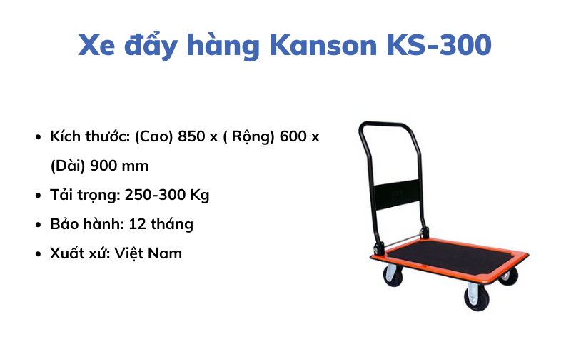 Xe đẩy hàng Kanson KS-300