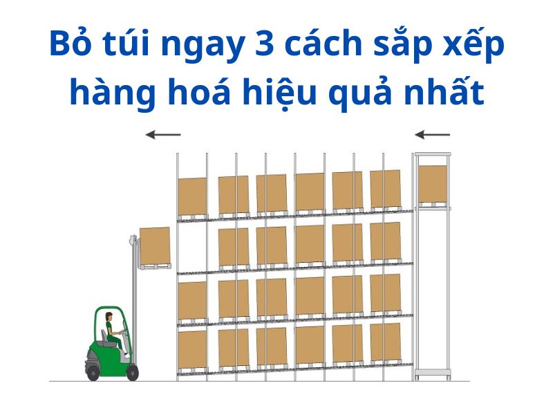 Bỏ túi ngay 3 cách sắp xếp hàng hoá hiệu quả nhất