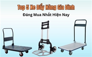 Top 5 Xe Đẩy Hàng Gia Đình Đáng Mua Nhất Hiện Nay