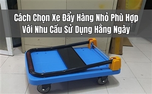 Cách Chọn Xe Đẩy Hàng Nhỏ Phù Hợp Với Nhu Cầu Sử Dụng Hằng Ngày