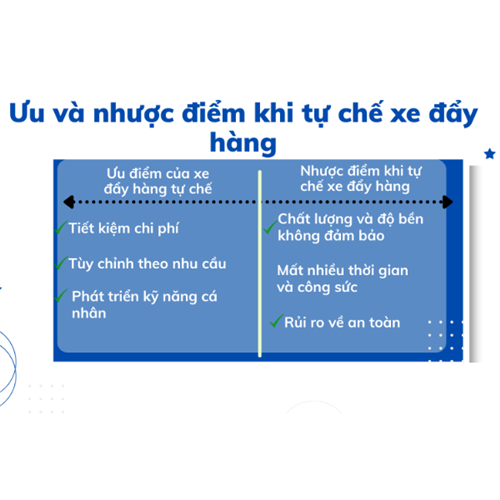 Có nên sử dụng xe đẩy hàng tự chế?