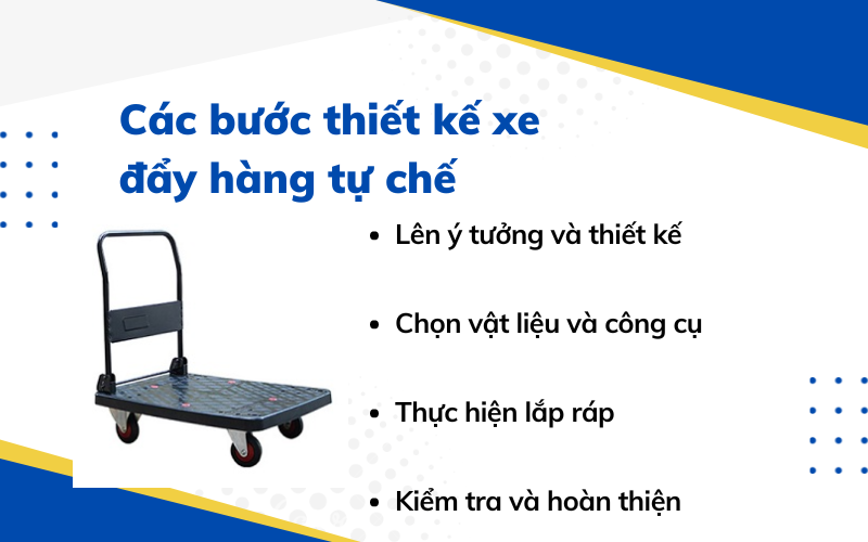 xe kéo hàng tự chế