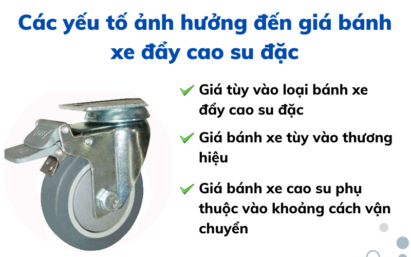 giá bánh xe đẩy cao su đặc