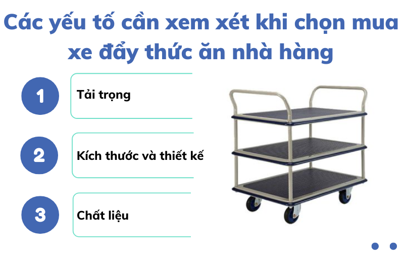 xe đẩy thức ăn nhà hàng