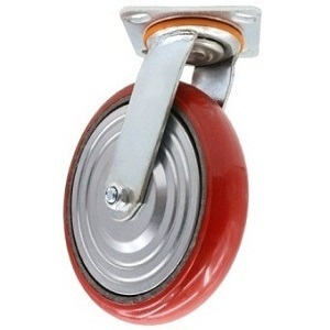 Bánh xe PU D200 gang Hàn Quốc xoay tròn