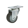 Bánh xe TPR xám D125 xoay tròn Bánh xe TPR xám D125 xoay tròn