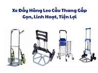 Xe Đẩy Hàng Leo Cầu Thang Gấp Gọn, Linh Hoạt, Tiện Lợi