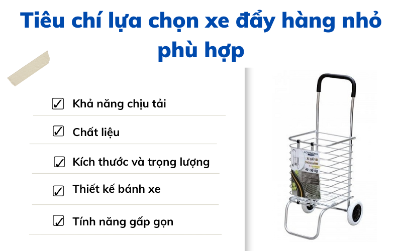 xe đẩy hàng nhỏ